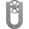 Ekena Millwork Premium Wagon Wheel Horseshoe Roller Hanger w/ Bolts for Barn Door for 1 3/4" Doors, PC Chrome GB60014R2WCR - alternate 1